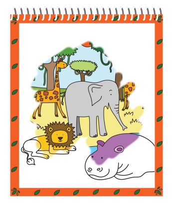 Ζωγραφική με μαγικό πινέλο με νερό