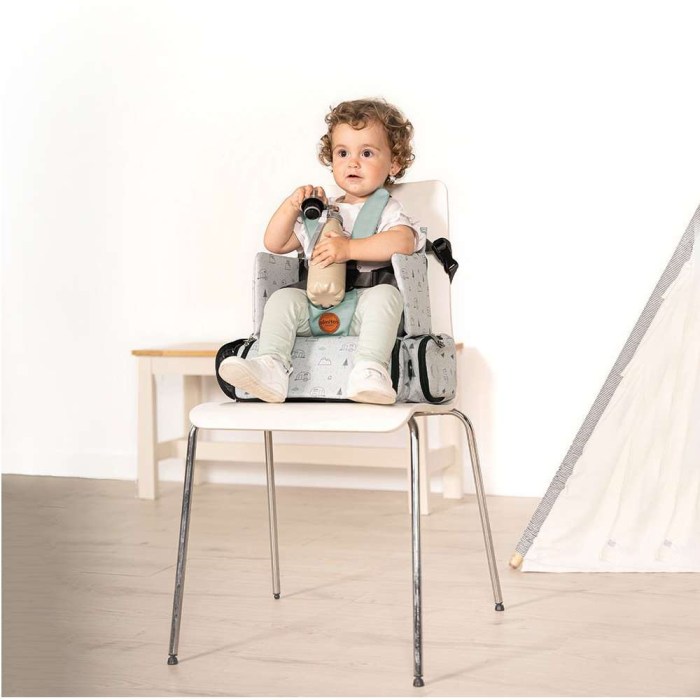 Καθισματάκι Booster φαγητού με θήκες