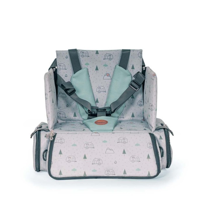 Καθισματάκι Booster φαγητού με θήκες