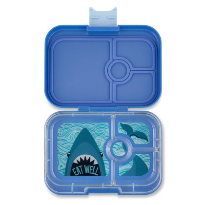 Πρακτικό Φαγητοδοχείο Yumbox Μπλε με Καρχαρία