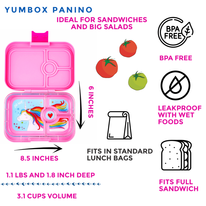 Yumbox Lunchbox με μονόκερο