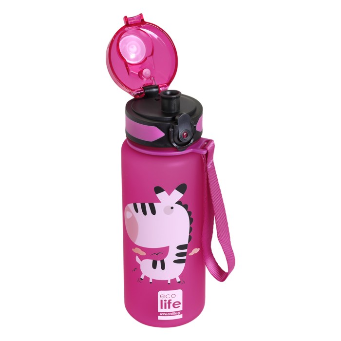 Φλαμίνγκο παγούρι νερού με καπάκι