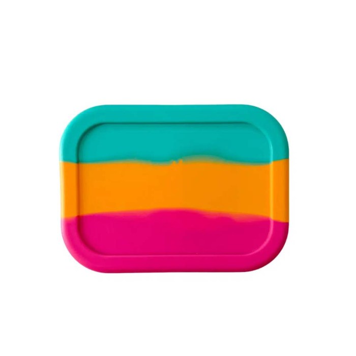 Rainbow φαγητοδοχείο σιλικόνης με χωρίσματα