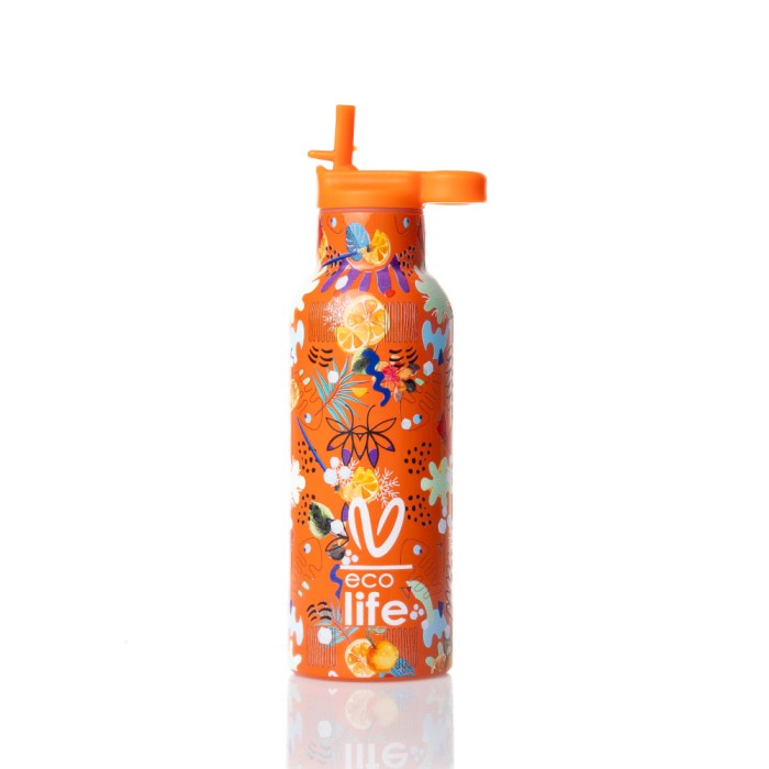 Παγούρι Ecolife Vasiliki με καλαμάκι